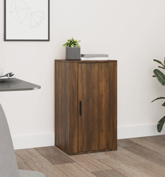 Sideboard Braun Eichen-Optik 40x33x70 cm Holzwerkstoff