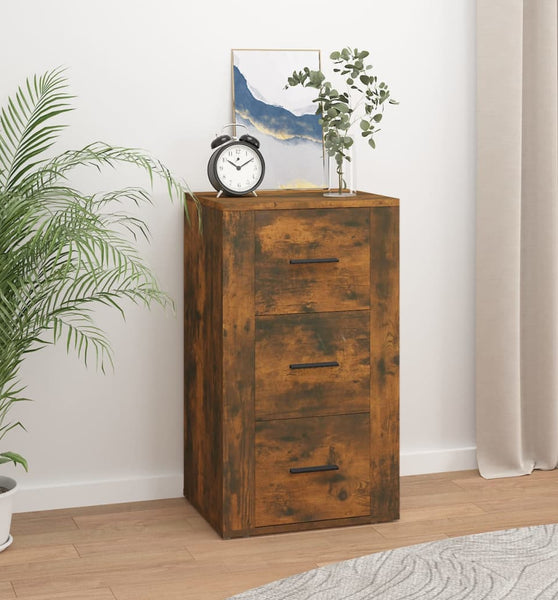 Sideboard Räuchereiche 40x33x70 cm Holzwerkstoff