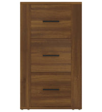 Sideboard Braun Eichen-Optik 40x33x70 cm Holzwerkstoff