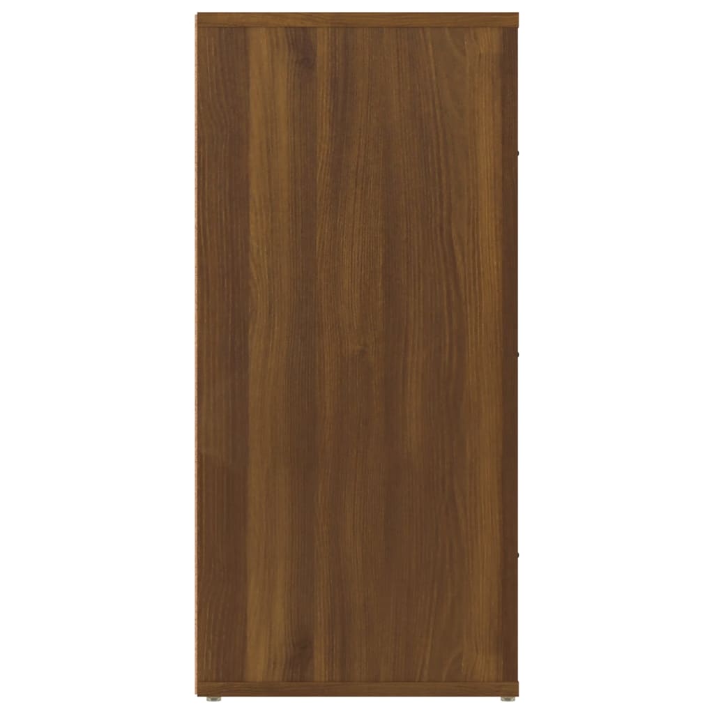 Sideboard Braun Eichen-Optik 40x33x70 cm Holzwerkstoff