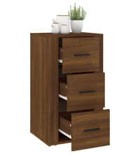 Sideboard Braun Eichen-Optik 40x33x70 cm Holzwerkstoff