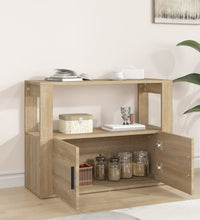 Sideboard Sonoma-Eiche 80x30x60 cm Holzwerkstoff