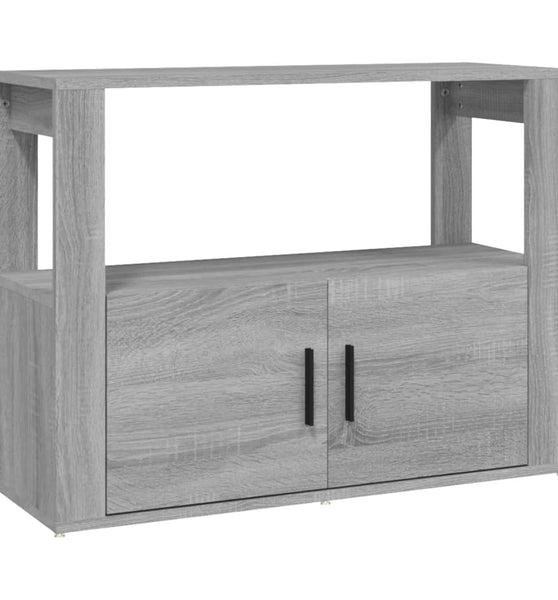 Sideboard Grau Sonoma 80x30x60 cm Holzwerkstoff