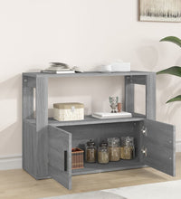 Sideboard Grau Sonoma 80x30x60 cm Holzwerkstoff