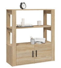 Sideboard Sonoma-Eiche 80x30x90 cm Holzwerkstoff