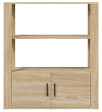 Sideboard Sonoma-Eiche 80x30x90 cm Holzwerkstoff