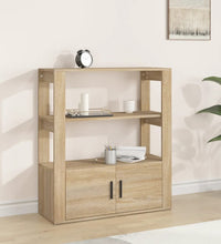 Sideboard Sonoma-Eiche 80x30x90 cm Holzwerkstoff