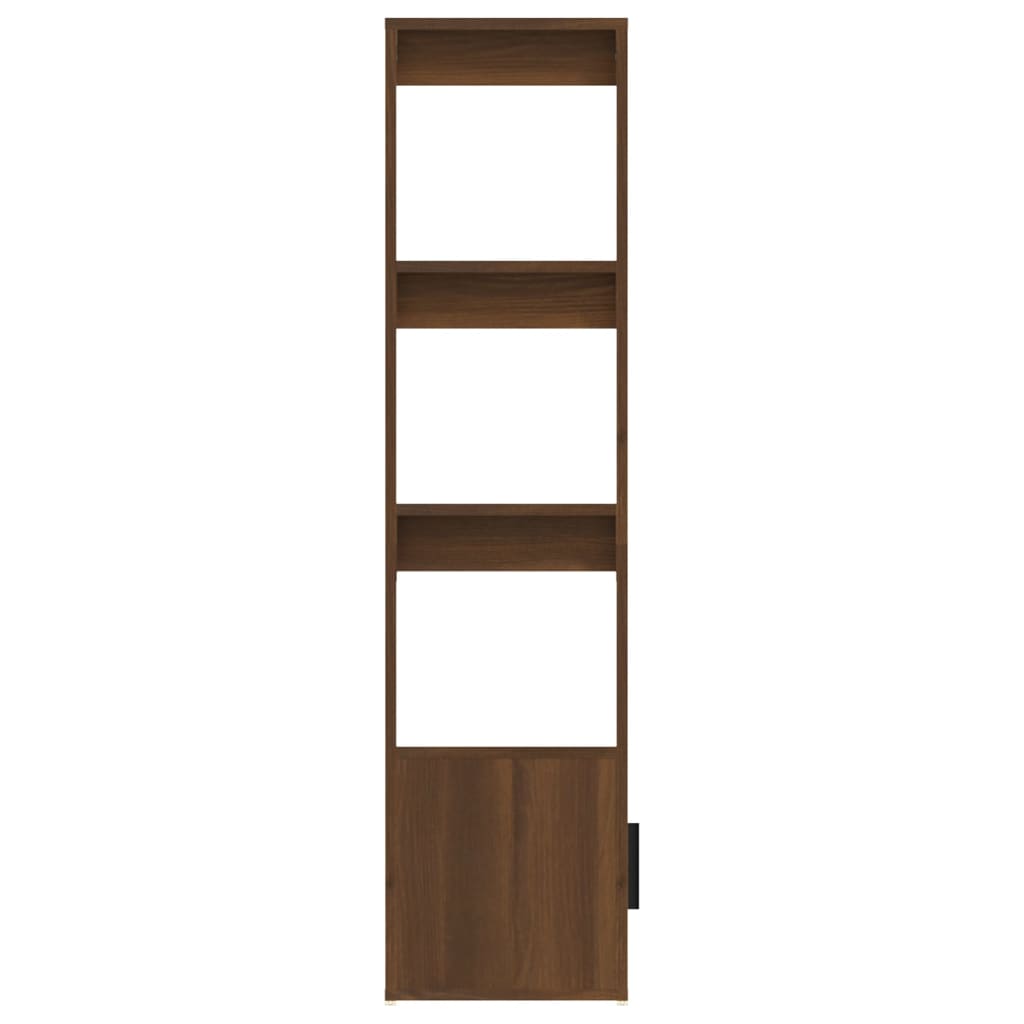 Sideboard Braun Eichen-Optik 80x30x119,5 cm Holzwerkstoff