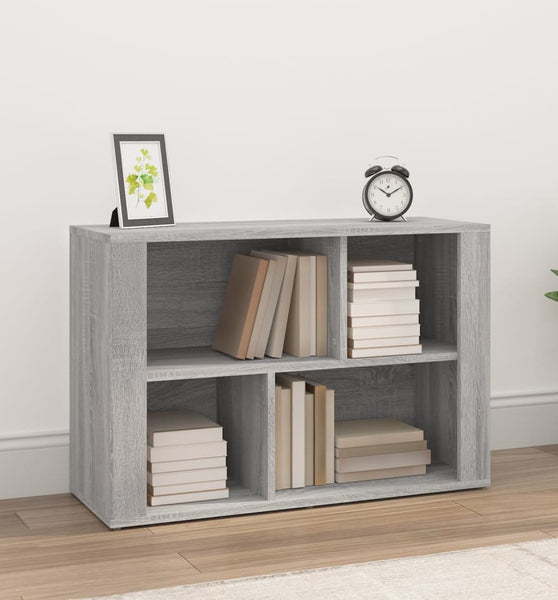 Sideboard Grau Sonoma 80x30x54 cm Holzwerkstoff