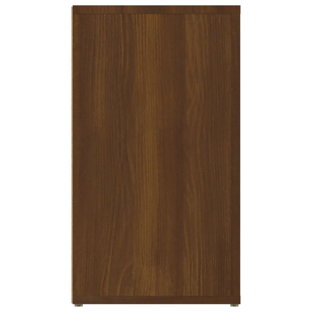 Sideboard Braun Eichen-Optik 80x30x54 cm Holzwerkstoff