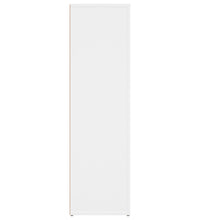 Sideboard Weiß 80x30x106 cm Holzwerkstoff