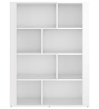 Sideboard Hochglanz-Weiß 80x30x106 cm Holzwerkstoff