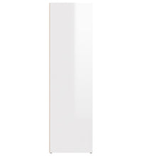 Sideboard Hochglanz-Weiß 80x30x106 cm Holzwerkstoff