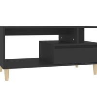 Couchtisch Schwarz 90x49x45 cm Holzwerkstoff