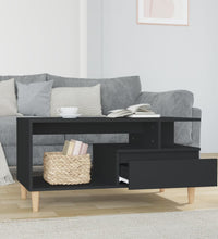 Couchtisch Schwarz 90x49x45 cm Holzwerkstoff