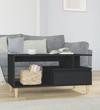 Couchtisch Schwarz 90x49x45 cm Holzwerkstoff