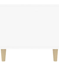 Couchtisch Hochglanz-Weiß 90x49x45 cm Holzwerkstoff