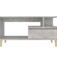 Couchtisch Betongrau 90x49x45 cm Holzwerkstoff