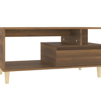 Couchtisch Braun Eichen-Optik 90x49x45 cm Holzwerkstoff