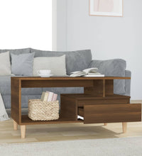 Couchtisch Braun Eichen-Optik 90x49x45 cm Holzwerkstoff