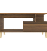 Couchtisch Braun Eichen-Optik 90x49x45 cm Holzwerkstoff