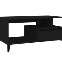 Couchtisch Schwarz 90x49x45 cm Holzwerkstoff