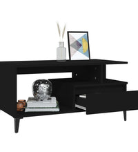 Couchtisch Schwarz 90x49x45 cm Holzwerkstoff