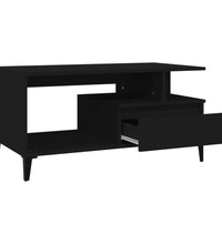 Couchtisch Schwarz 90x49x45 cm Holzwerkstoff
