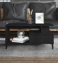 Couchtisch Schwarz 90x49x45 cm Holzwerkstoff