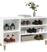 Schuhregal Weiß 102x36x60 cm Holzwerkstoff