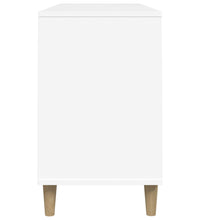 Schuhregal Weiß 102x36x60 cm Holzwerkstoff