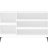 Schuhregal Weiß 102x36x60 cm Holzwerkstoff
