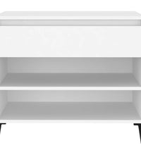 Schuhregal Weiß 70x36x60 cm Holzwerkstoff