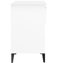 Schuhregal Weiß 70x36x60 cm Holzwerkstoff