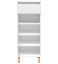 Schuhschrank Weiß 40x36x105 cm Holzwerkstoff