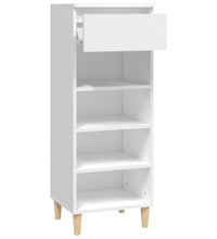 Schuhschrank Weiß 40x36x105 cm Holzwerkstoff