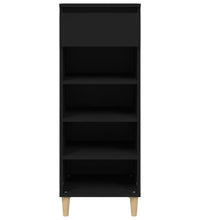 Schuhschrank Schwarz 40x36x105 cm Holzwerkstoff