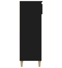 Schuhschrank Schwarz 40x36x105 cm Holzwerkstoff