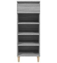 Schuhschrank Grau Sonoma 40x36x105 cm Holzwerkstoff