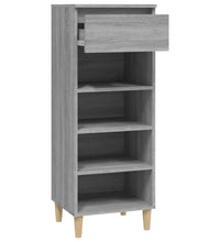 Schuhschrank Grau Sonoma 40x36x105 cm Holzwerkstoff