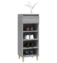Schuhschrank Grau Sonoma 40x36x105 cm Holzwerkstoff