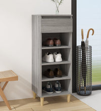 Schuhschrank Grau Sonoma 40x36x105 cm Holzwerkstoff