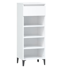 Schuhregal Weiß 40x36x105 cm Holzwerkstoff