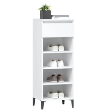 Schuhregal Weiß 40x36x105 cm Holzwerkstoff