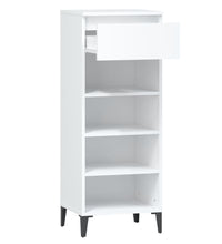 Schuhregal Weiß 40x36x105 cm Holzwerkstoff