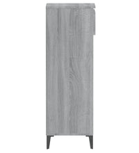 Schuhregal Grau Sonoma 40x36x105 cm Holzwerkstoff