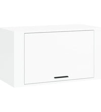 Wand-Schuhschrank Hochglanz-Weiß 70x35x38 cm Holzwerkstoff