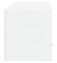 Wand-Schuhschrank Hochglanz-Weiß 70x35x38 cm Holzwerkstoff