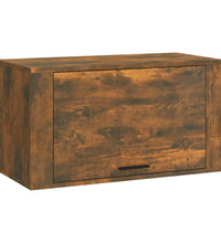 Wand-Schuhschrank Räuchereiche 70x35x38 cm Massivholz Kiefer