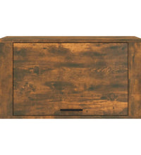 Wand-Schuhschrank Räuchereiche 70x35x38 cm Massivholz Kiefer